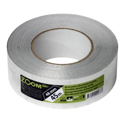 Bandă adezivă din aluminiu pentru sisteme de ventilație Zoom 48mm x 45m