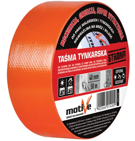 Banda adeziva pentru tencuieli (oranj) 48mm x 50m