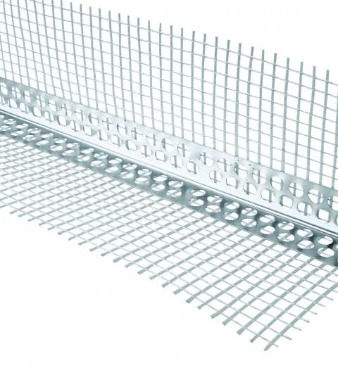 Cornier aluminiu perforat cu plasa 21x21x3000mm