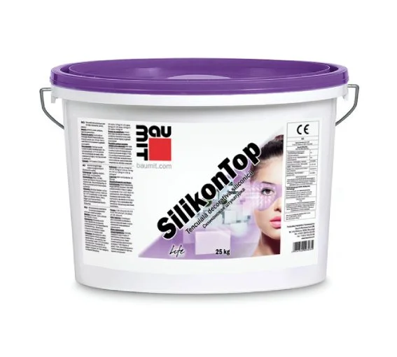 Декоративная штукатурка силиконовая Baumit SilikonTop R2 (короед), 25кг