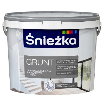 Grund Sniezka Grund, grund-vopsea alba, 10L