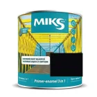Грунт-эмаль 3 в 1 Miks Color черный, 2.3кг