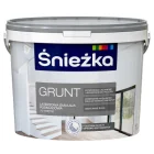 Грунтовка Sniezka Grund, краска-грунт белый, 10л