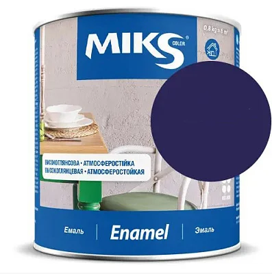 Эмаль Miks Color фиолетовый, 0.8кг