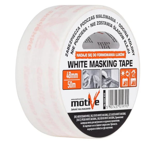 Лента малярная White Masking 48мм x 50м