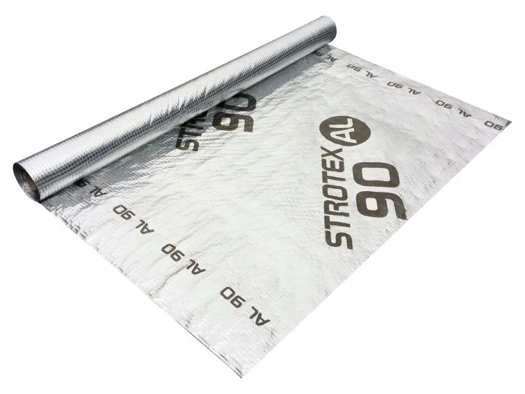 Pelicula bariera de vapori cu aluminiu Strotex 90 AL 90g/m2, 1.5 х 50m