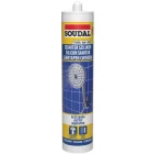Силикон санитарный Soudal белый, 280мл