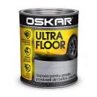 Суперстойкая краска для пола и гаража OSKAR Ultra Floor, серый карбон, 5л