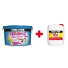 Ультрамоющаяся краска Oskar ceramic mat, 15л + Грунтовка Oskar zero mucegai 4л
