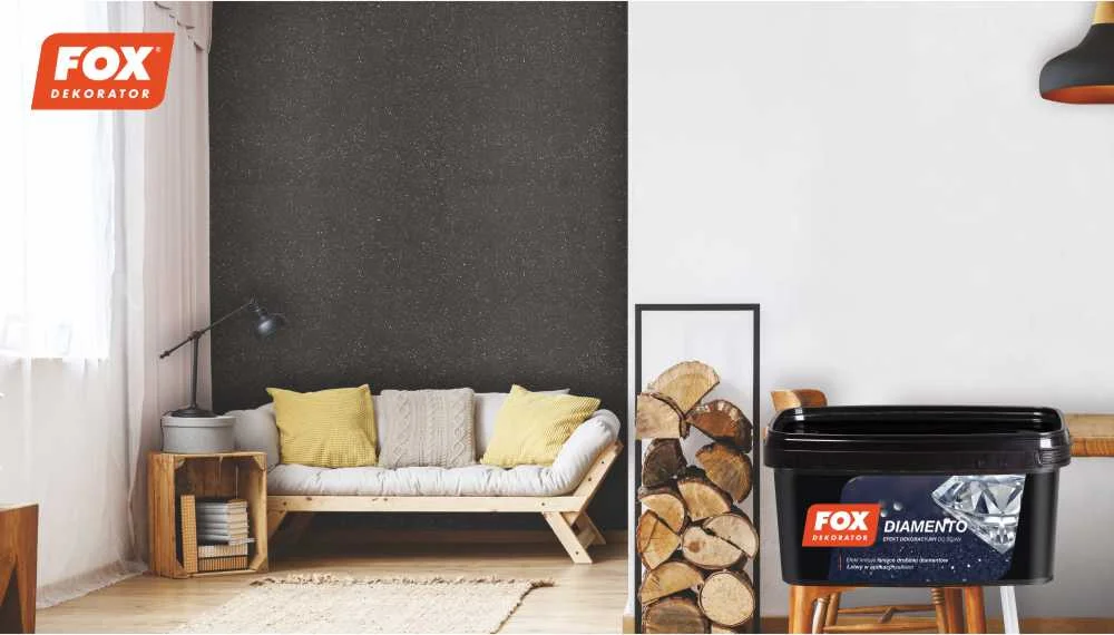 Vopsea decorativa FOX Diamento 0004 LUNA 1L - poză suplimentară 3