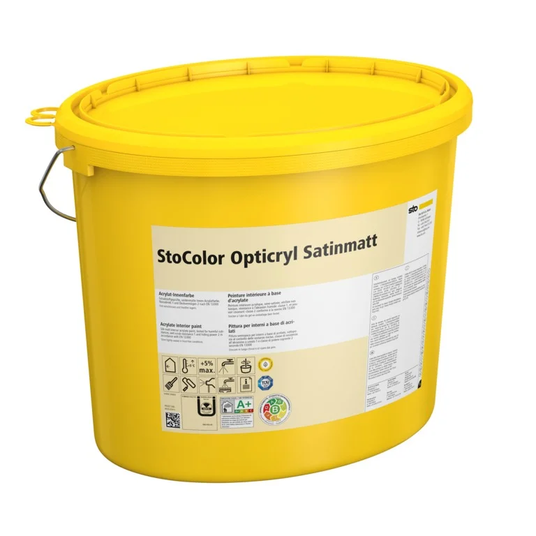 Vopsea Superlavabilă StoColor Opticryl Satinmatt, 5l